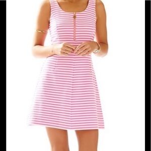 Lilly Pulitzer pink striped dress